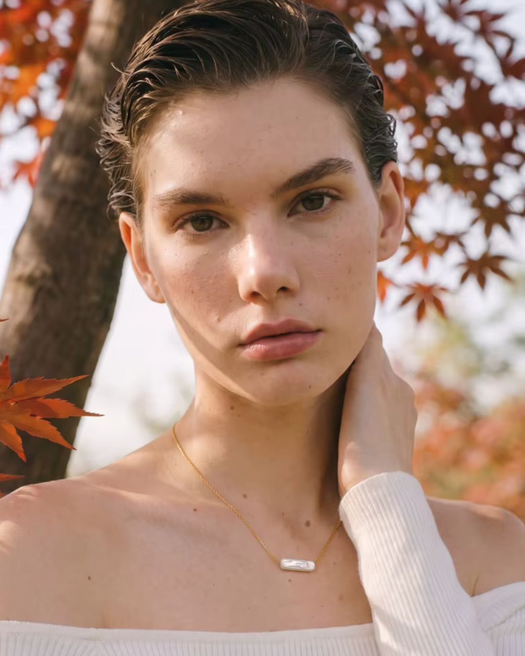 The Moon's Keepsake | Freshwater Pearl 18ct PVD Gold-Plated Necklace