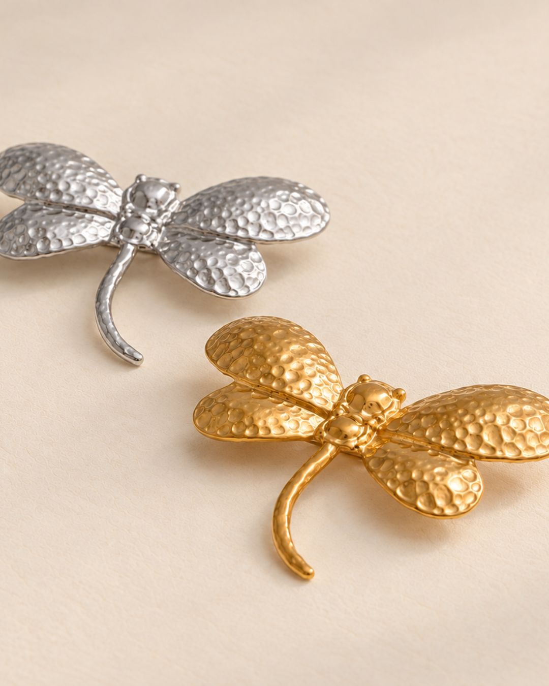 The Golden Dragonfly | 18ct PVD Gold-Plated Dragonfly Brooch