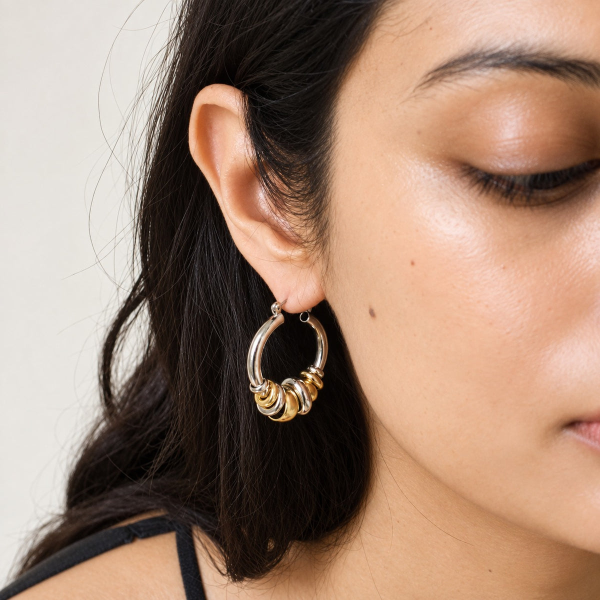 The Golden Interval | 18ct PVD Gold-Plated Hoop Earrings
