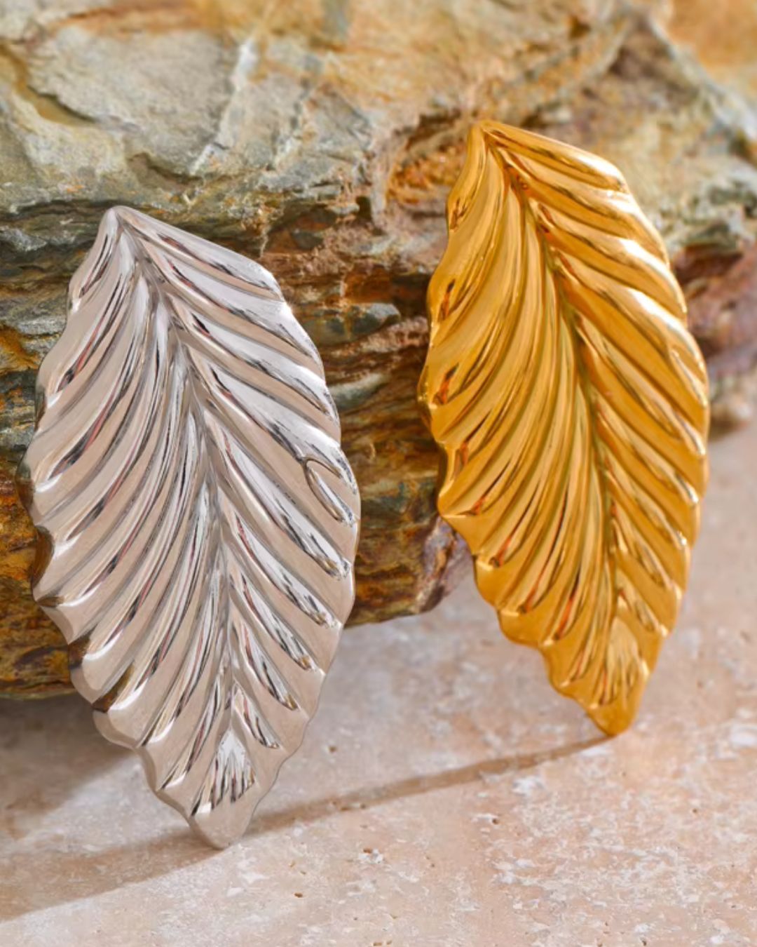 The Gilded Fern | 18ct PVD Gold-Plated Leaf Brooch