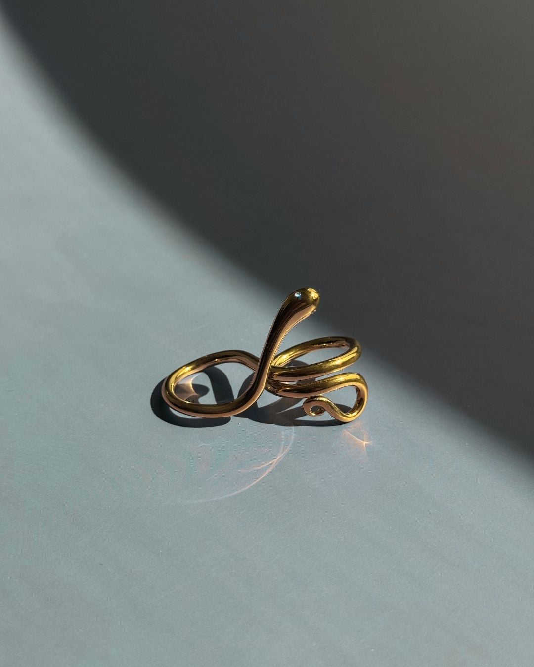 The Horizon | Sea-Inspired 18ct PVD Gold-Plated Ring