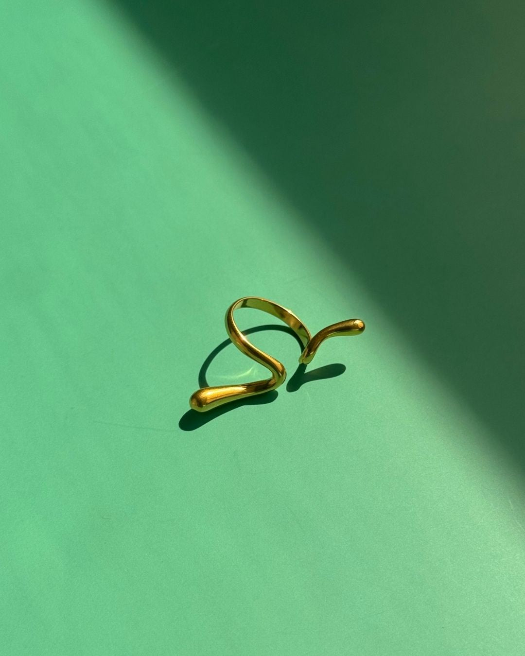 Written by Water | Sea-Inspired 18ct PVD Gold-Plated Ring