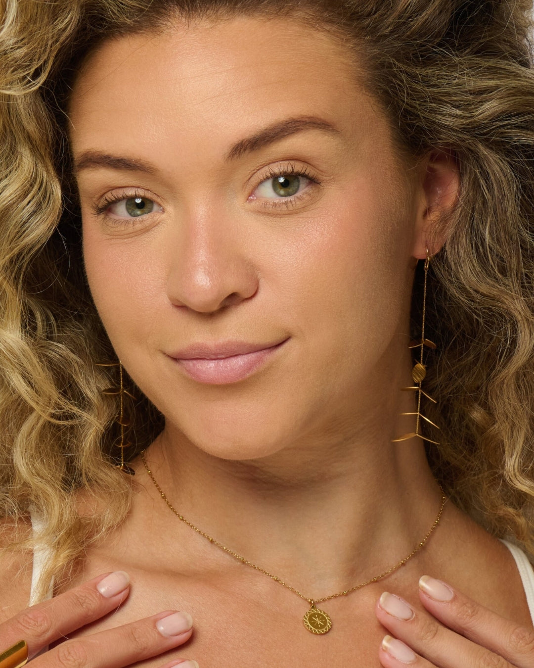 The Rising Sun | 18ct PVD Gold-Plated Sun Pendant Necklace