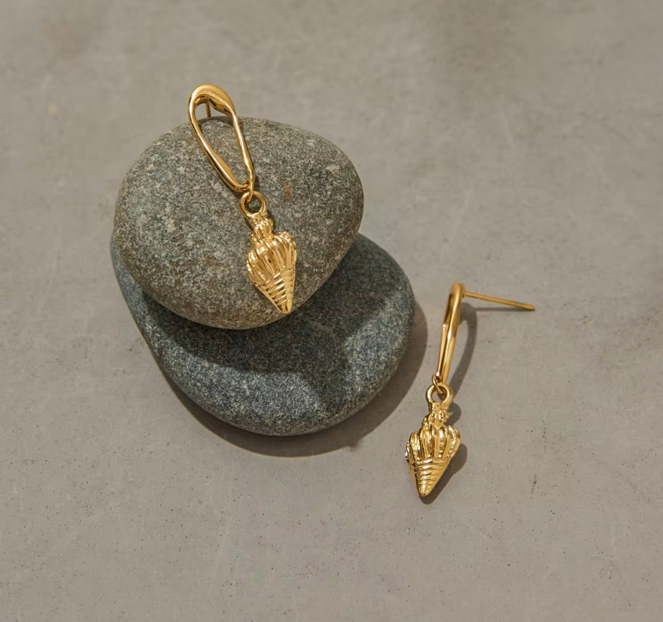 Conch earrings