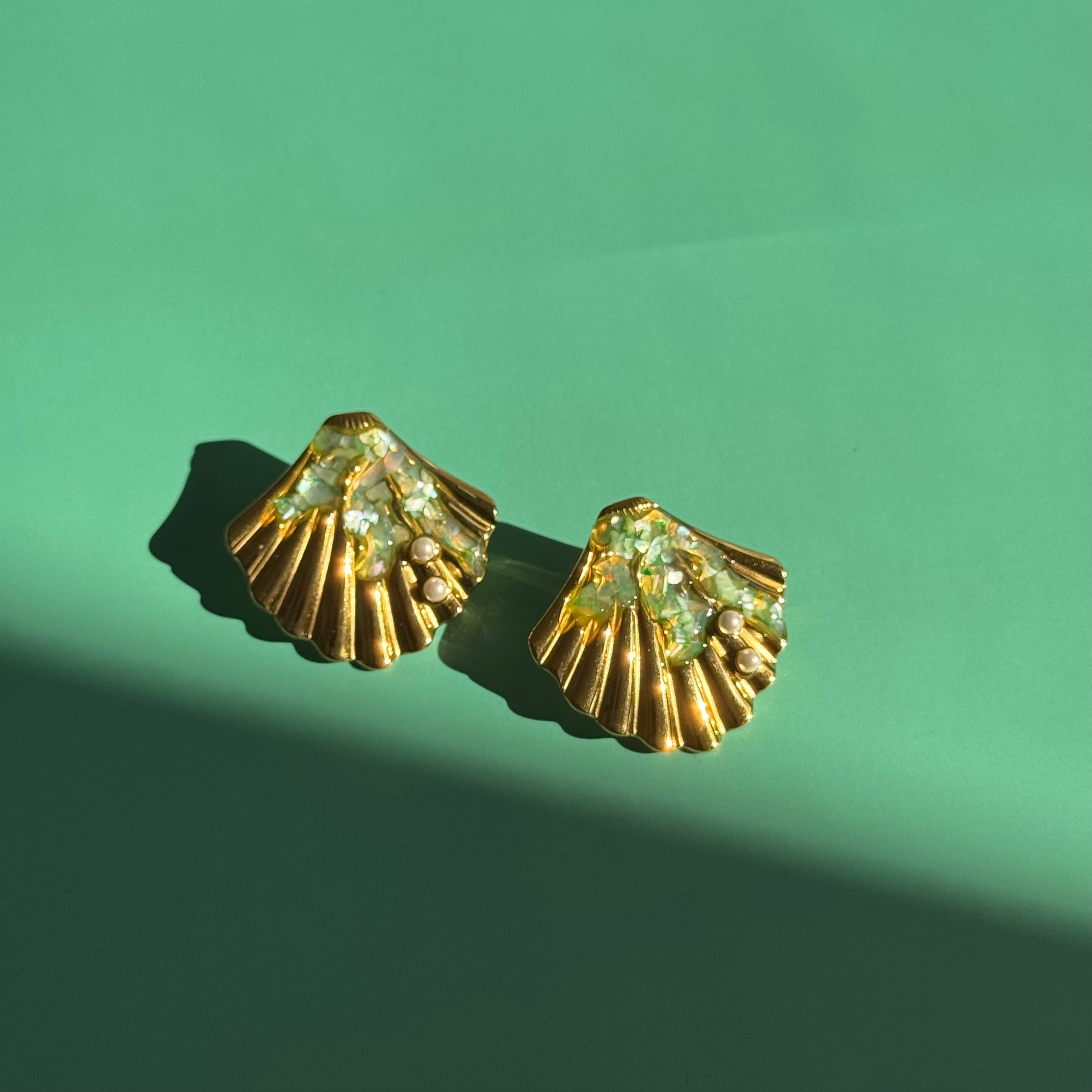Seashell Studs