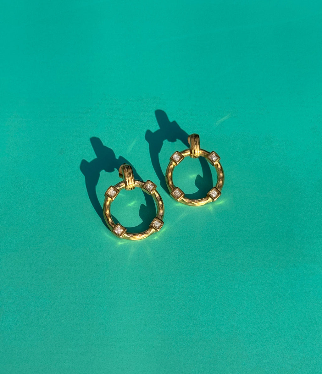 Prism Zircon Earrings