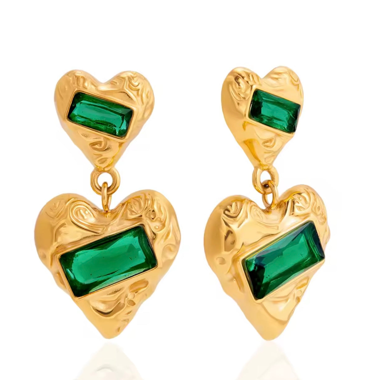 Sabora Green Zirconia Earrings
