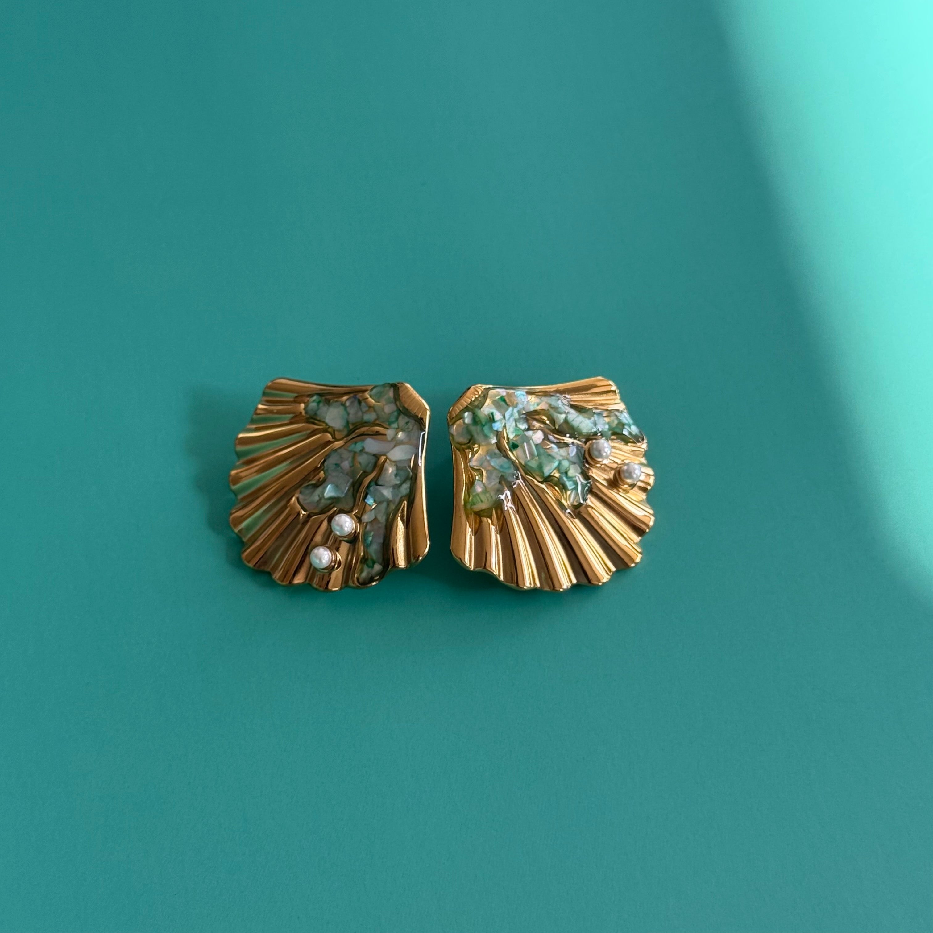 Seashell Studs