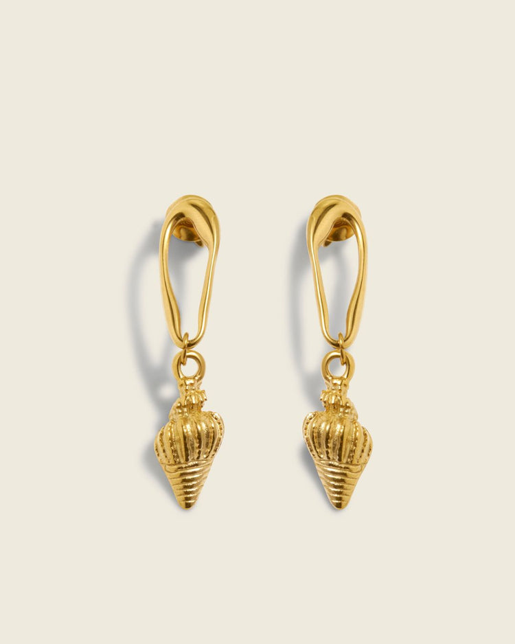 Found by the Sea | Sea-Inspired 18ct PVD Gold-Plated Earrings