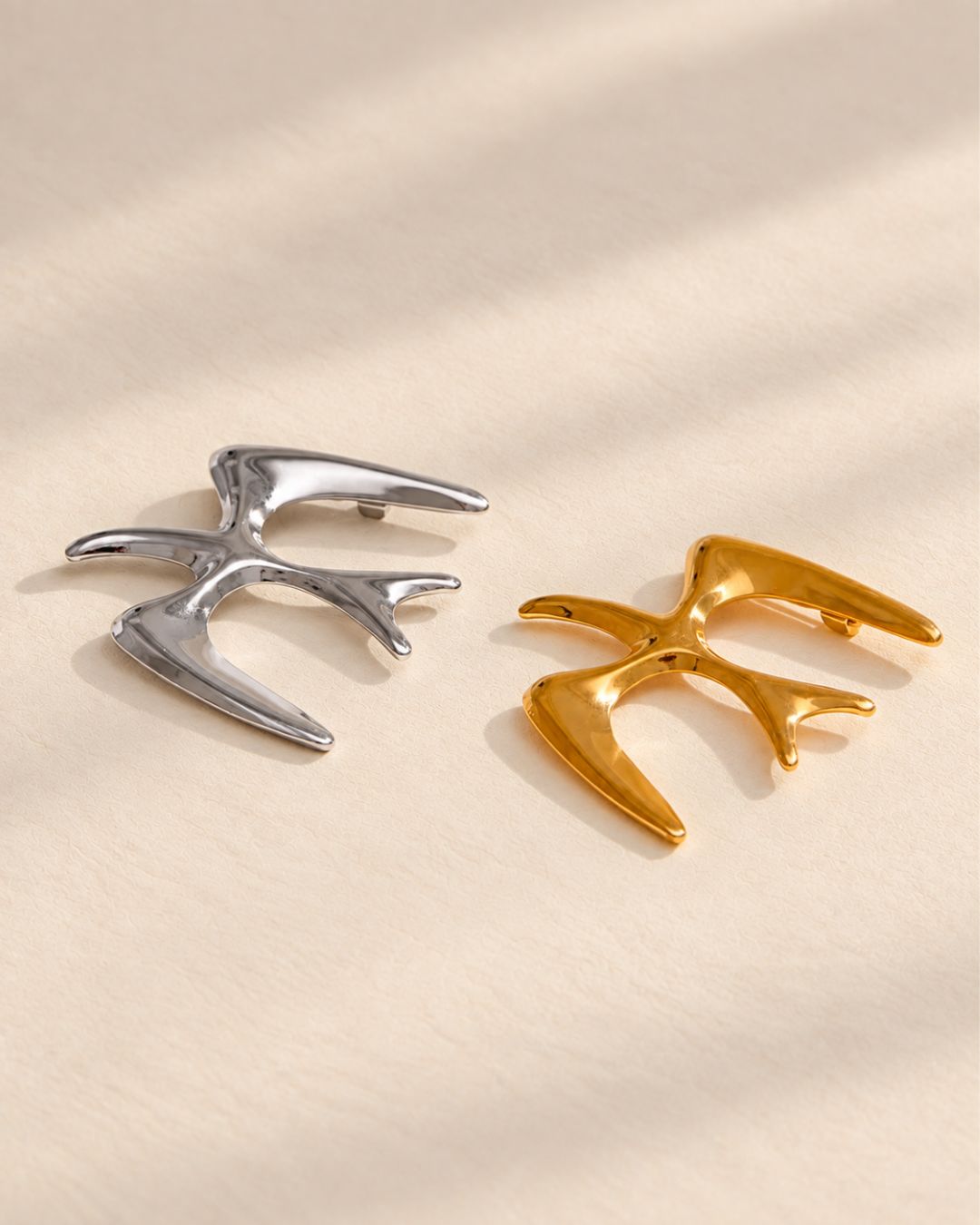 The Bird in Gold | 18ct PVD Gold-Plated Bird Brooch