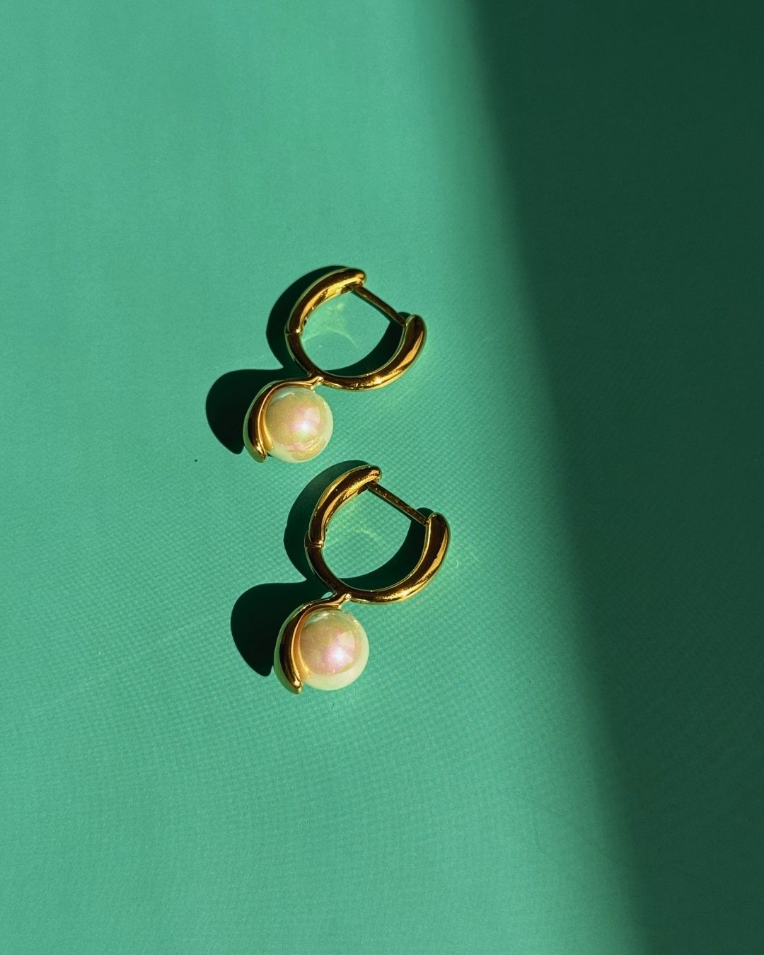 The Coastal Heirloom Set | Pearl 18ct PVD Gold-Plated Jewellery Set