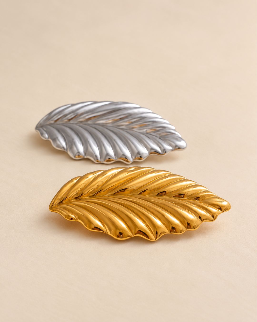 The Gilded Fern | 18ct PVD Gold-Plated Leaf Brooch